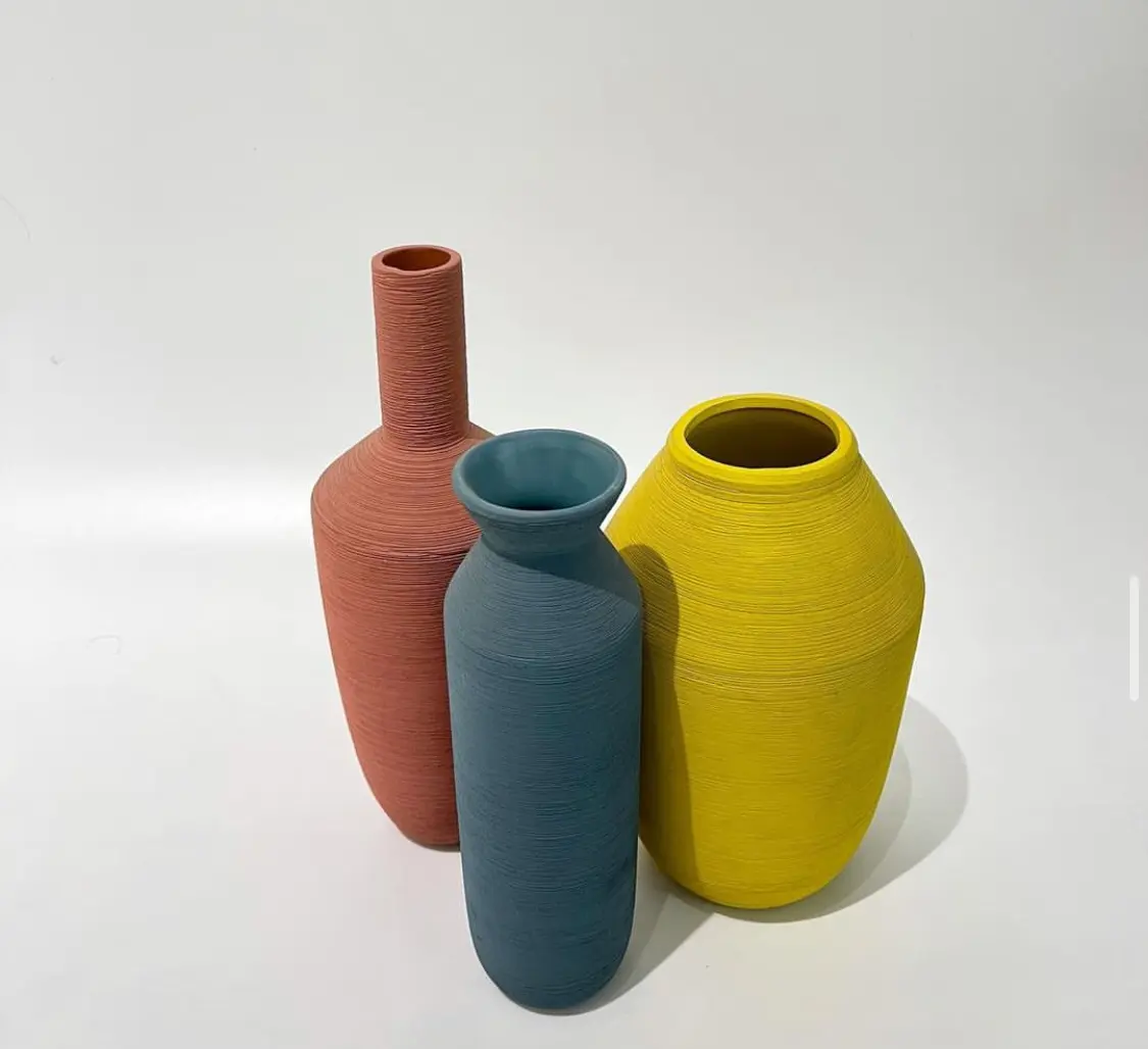 Colorful Ceramic Planter Vase — Handcrafted Export Product by NXTGENEXPORTS, Moradabad